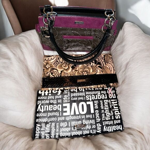 Miche Classic Chain Handle Bag and 3 Covers Madelynn Leila Pink Ribbon Shells - Picture 10 of 16